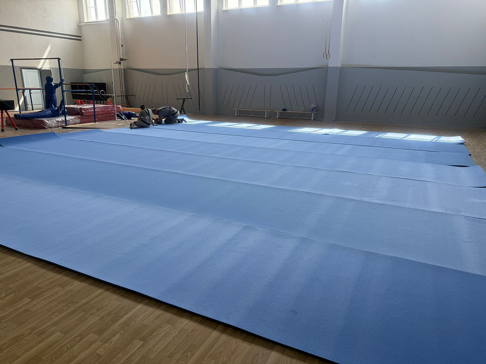 Многопрофильный лицей имени Циолковского, г. Липецк (зал гимнастики)